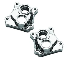 Chrome Tappet Pushrod Block Covers For 01-17 Twin Cam 17964-99 17966-99 61371