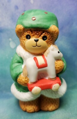 LF7 Enesco Lucy and Me Lucy Rigg  Elf bear with toy horse