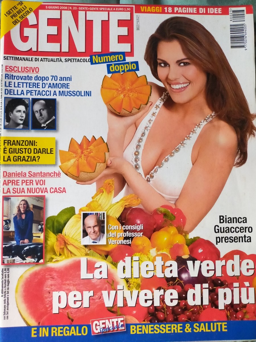 Settimanale GENTE 23/2008 BIANCA GUACCERO, SINISA MIHAJLOVIC