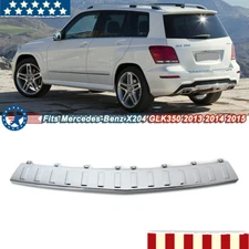For Mercedes-Benz GLK-Class Chrome Rear Bumper Guard Foot Plate Cover 2048850411