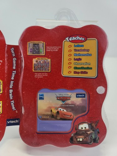 New Disney Pixar Cars VTech V.Smile Smartridge Rev It Up Learning Fun Cartridge - Picture 5 of 10