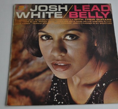 JOSH WHITE Lead Belly: With their Guitars LP Record Presto
