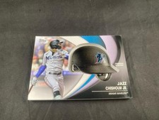 2022 TOPPS BASEBALL SERIES TWO JAZZ CHISHOLM JR COMMEMORATIVE BATTING HELMET
