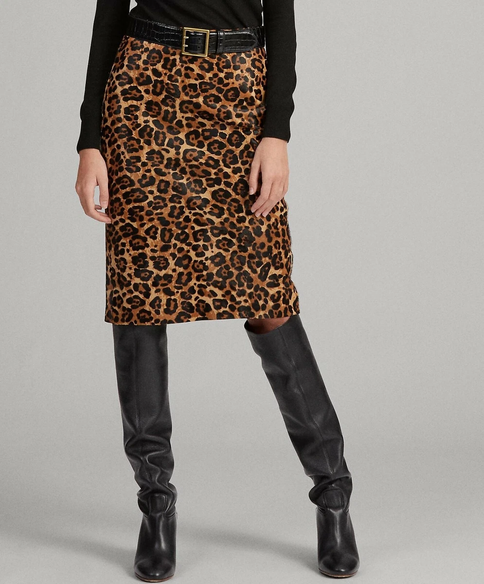 Leopard top skirt ebay