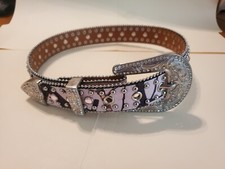 Nocana Belt Pink Camo With Rhinestones