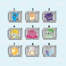 Italian Charm Pokémon modular link fits all classic 9mm bracelet
