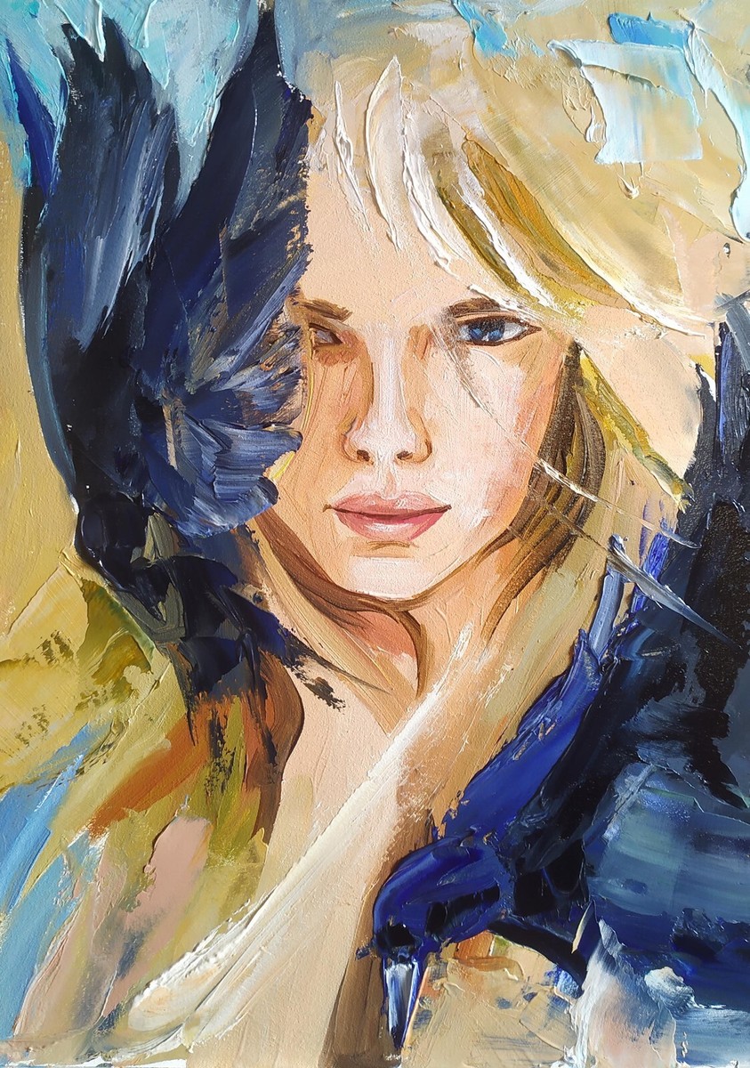 白昼夢 P8 油彩画 人物画 oil painting art 白昼夢 P8 油彩画 人物画 oil painting art 白昼夢 P8 油彩画