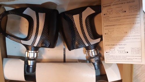 NOS NIB Pedali Sgancio Rapido Exus E-12 - Foto 2 di 2