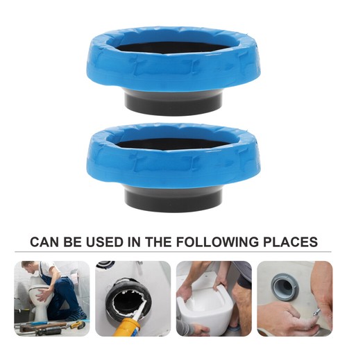 2 Pcs Flange Seal Wax Ring for Toilet Sealing Waterproof Suit - Picture 8 of 12
