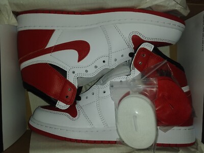 Air Jordan 1 Retro High OG GS 575441-161 White/University Red-Black Size 7Y