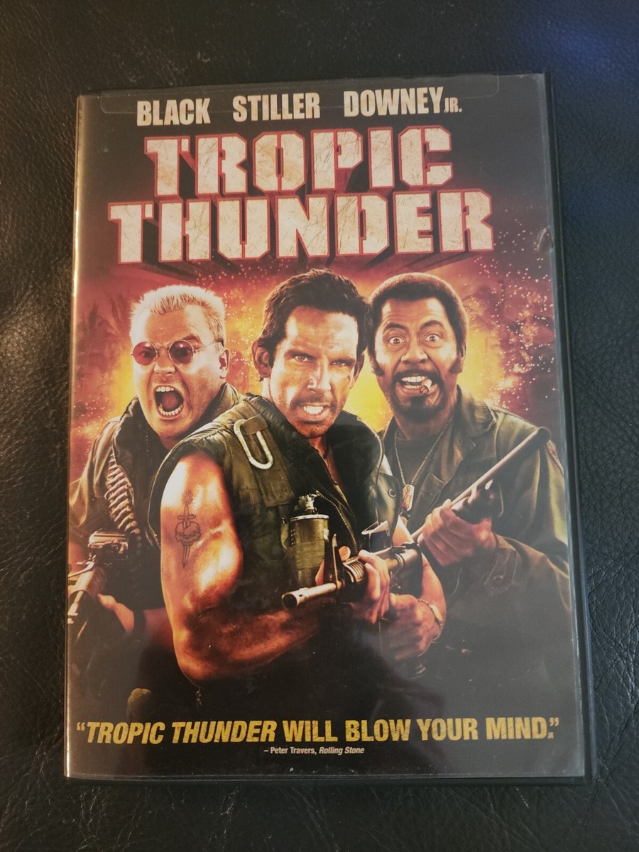 Tropic Thunder DVD Ben Stiller Jack Black Robert Downey Jr. Comedy
