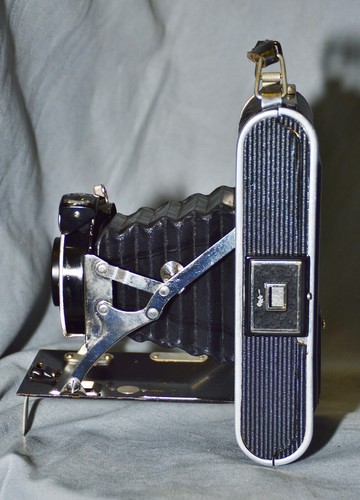Rollfilmkamera Klappkamera Ihagee,Ihagee-Sol-Anastigmat f:1:4,5 F=105 mm - Bild 5 von 7