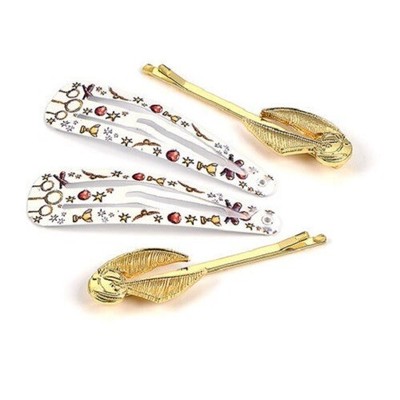 Harry Potter Golden Snitch Haarspangen-Set Neu & OVP