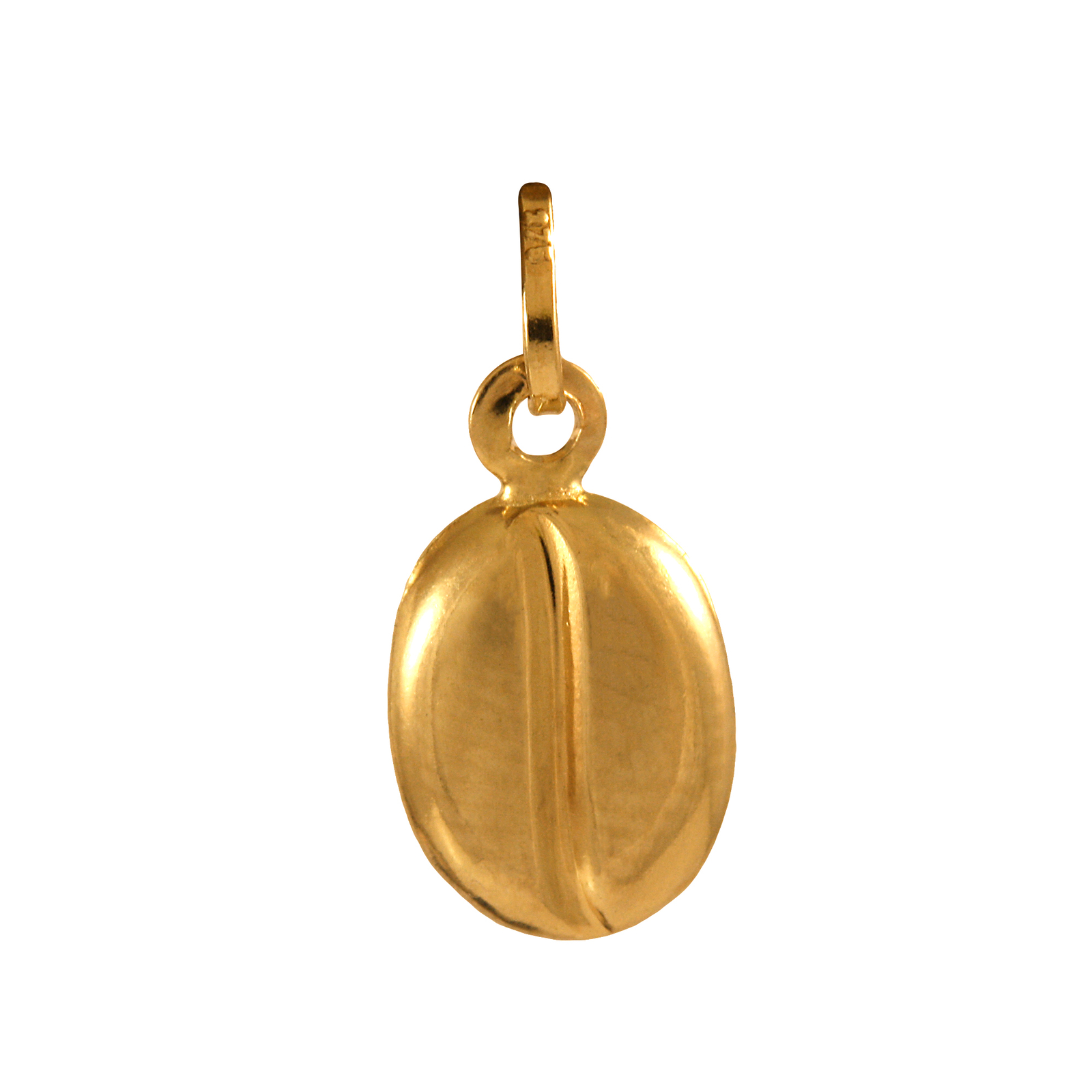 9ct Gold Coffee Bean Charm for sale 