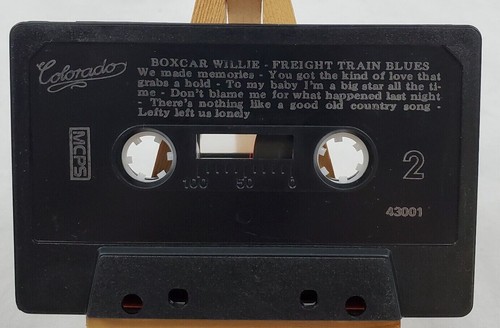 BOXCAR WILLIE: Freight Train Blues - Cassette - Colorado Records #43001- 1970's - Picture 8 of 9