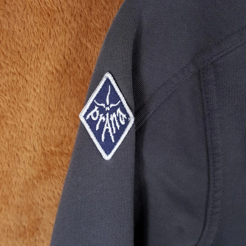 prana pullover terry logo standard fit sweatshirt