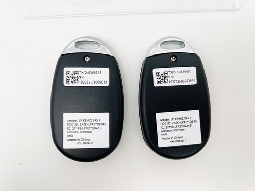 2 Remote Key Fob Home Security System Model LP.KEY02.345.1 New KEY02 A-3 - Foto 2 di 3