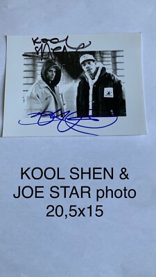 AUTOGRAMME KOOL SHEN UND JOE STAR