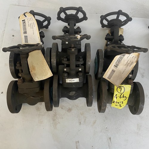 FRONTLINE AUSTRALASIA 1" INCH flanged globe valve DN25 25mm Class 150 A105N - Picture 7 of 8