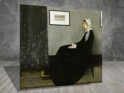James McNeill Whistlers Mutter LEINWAND GEMÄLDE KUNSTDRUCK POSTER SQ 878
