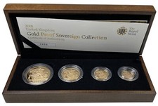 Elizabeth II 2008 4-coin proof sovereign Set, Royal Mint