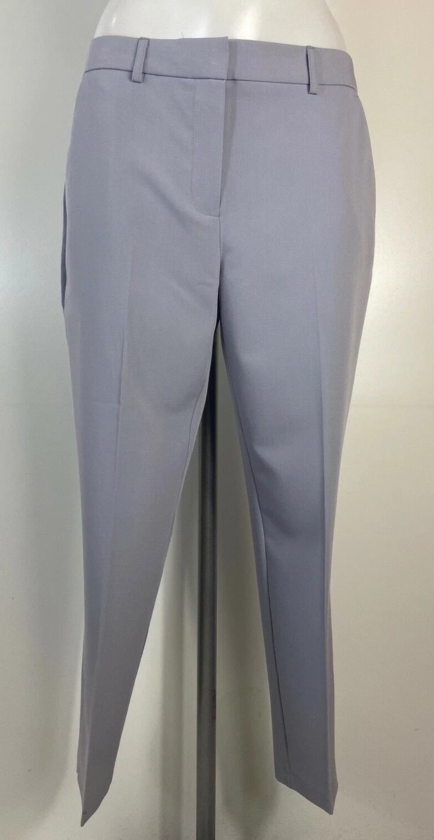 Grey ankle store grazer trousers