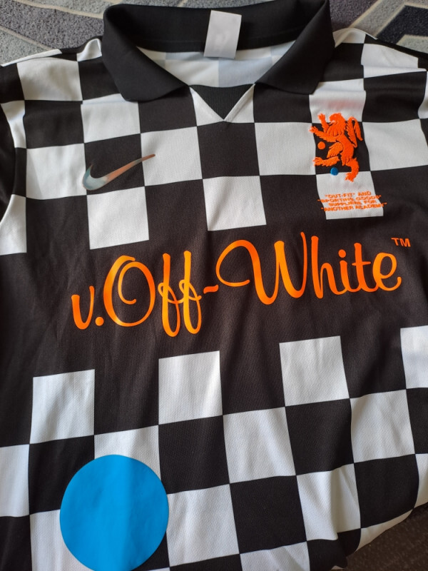 Rare NIKE X OFF-WHITE Mercurial Nrg Football Soccer Jersey Shirt