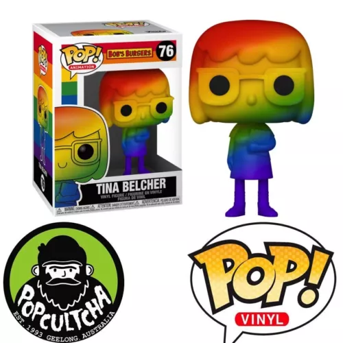 Bob's Burgers - Tina Belcher Rainbow Pride 2021 Pop! Vinyl Figure "New"