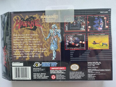 Hagane The Final Conflict SNES CIB 100% COMPLETE IN BOX NEAR