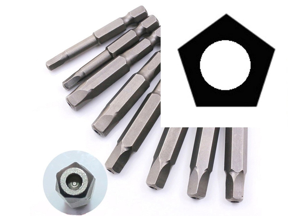 10pc Penta Plus 5 Sided Security Screwdriver Bit Set | eBay