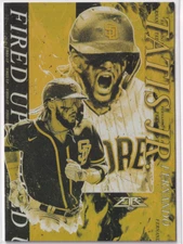 2021 Topps Fire Fired Up Gold Minted #FIU1 Fernando Tatis Jr.