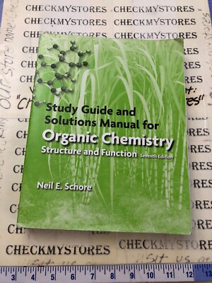 GENTLY USED Study Guide/Solutions Manual for Organic Chemistry 7TH EDITION