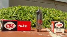 35B5 x2 NOS/NIB CBS Power Output Tubes-Factory Fresh-Tested-Free Shipping in US