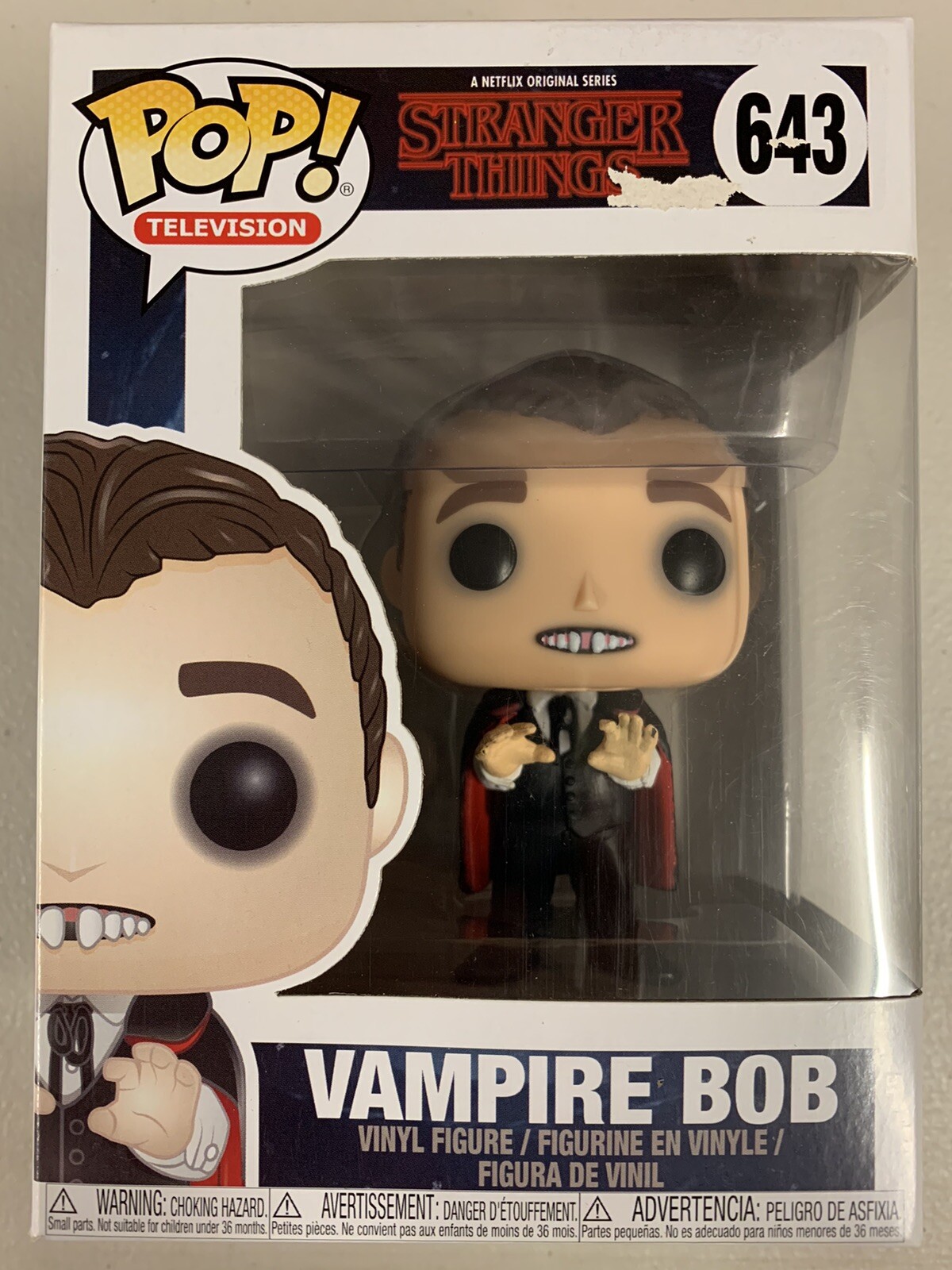 Vampire Bob 643 ~ Stranger Things ~ Funko Pop Vinyl ~ Netflix Television Series