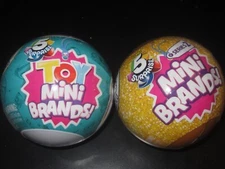 2 LOT Toy Mini Brands 5 Surprise Zuru series 1 & 2 Stocking stuffer