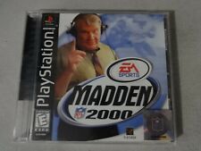 Madden NFL 2000 Sony Playstation One PS1 PSX Game Complete Free Ship