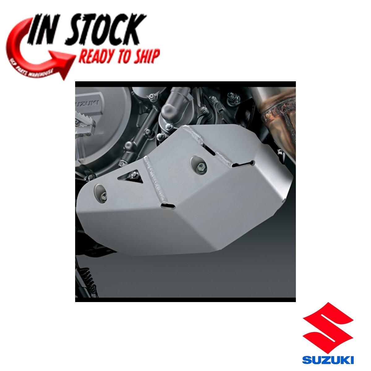 SUZUKI ALUMINUM SKID PLATE 2025 DRZ-4S DRZ-4SM GENUINE OEM 442500
