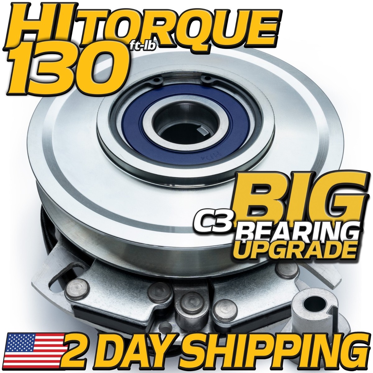 HiTorque 130ftlb PTO Clutch for Cub Cadet 1.13