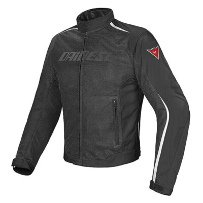 Motorrad-Jacke Dainese Hydra Flux D-dry - Stoff - 46 - Weiß, Schwarz - Grippe