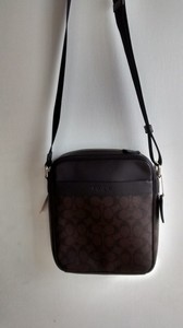 coach flight bag mahogany