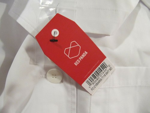 Maevn Uniform Red Panda Womens Button-Down Scrub Jacket, White, New - Bild 6 von 6