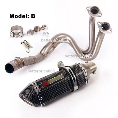 Exhaust System Tips Link Muffler Header Pipe For Kawasaki Ninja 650 Z650 Z650RS - Picture 3 of 12