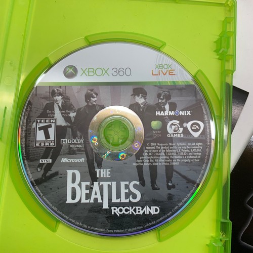 The Beatles: Rock Band Microsoft Xbox 360 EN VIVO Completo con manual y PAPELEO - Imagen 3 de 15