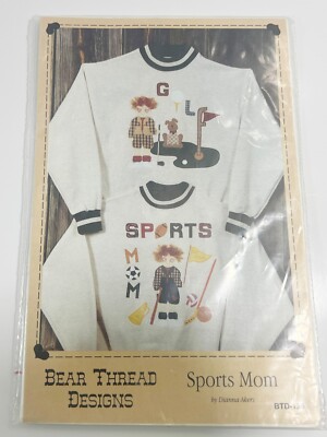 Bear Thread Designs Sports Mom # 136 By Diana Akers Pattern