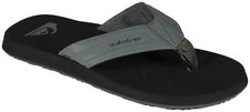 Quiksilver Monkey Wrench Core Sandal - Grey / Black - New