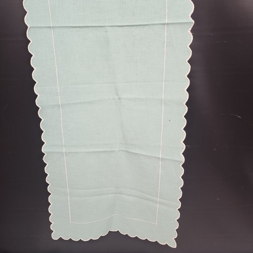 5 Tischläufer Kommode Schals aus Leinen oder Baumwolle Vintage verschiedene Größen in Desc - Bild 4 von 11