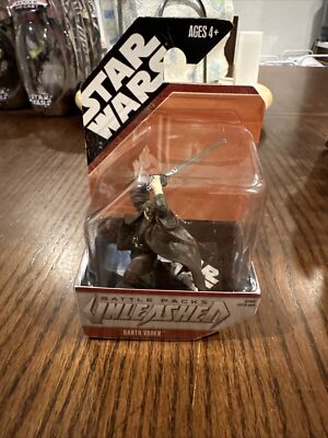 Star Wars Battle Packs Unleashed Darth Vader Figure Episode III Revenge Of Sith