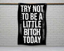 Home Gym Motivational Flag - Distressed American Banner Wall Art