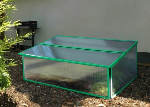 Frühbeet Pergart Vitavia Levana 1 in Aqua, Gewächshaus,Treibhaus, mit 4 mm HKP, - Bild 2 von 3
