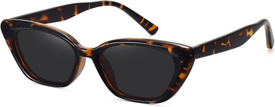 Gafas de sol tipo ojo de gato, gafas de sol polarizadas de moda, retro, estrecha
